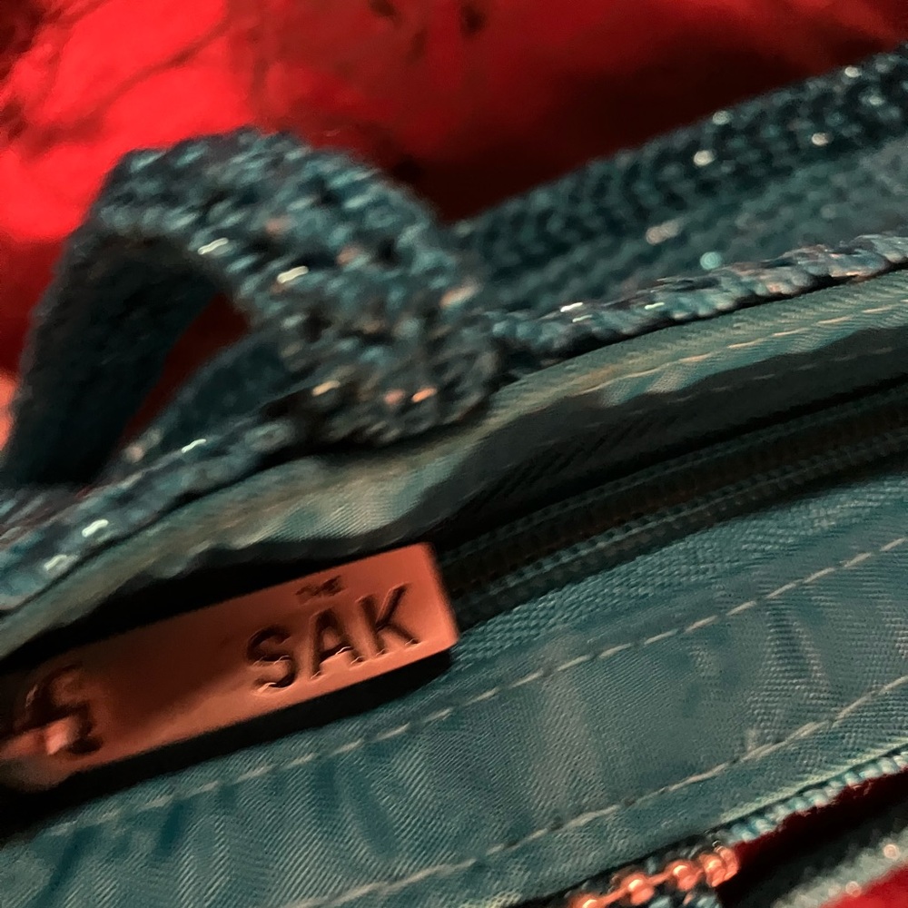 The Sak Teal Crochet New Purse - Picture 3 of 4
